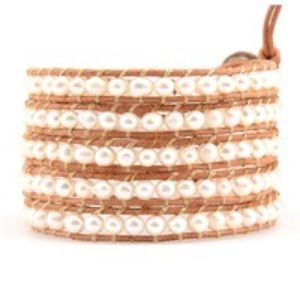 Victoria Emerson Freshwater Pearls wrap bracelet.